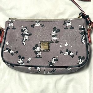 LIKE NEW, Disney Dooney & Bourke Bag - Retro Mickey & Minnie - Pouchette